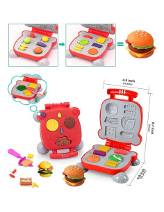 Set de Herramientas de Masa Jaeespon para Niños 3-8 Años 2