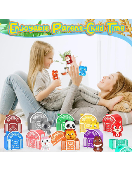 Juguetes de Aprendizaje Montessori Jetbotell 20 Piezas Animales