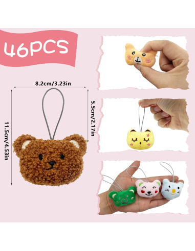 Set 46 Mini Juguetes de Peluche XIPEGPA para Fiestas