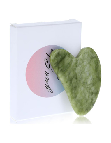Herramienta Facial Gua Sha Dimeho Jade 8x6x0.6 cm Cuidado Piel