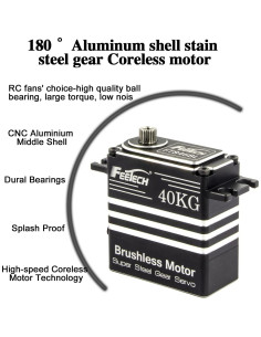 Servo Motor FEETECH 846BL 40Kg 180 Digital Impermeable 2
