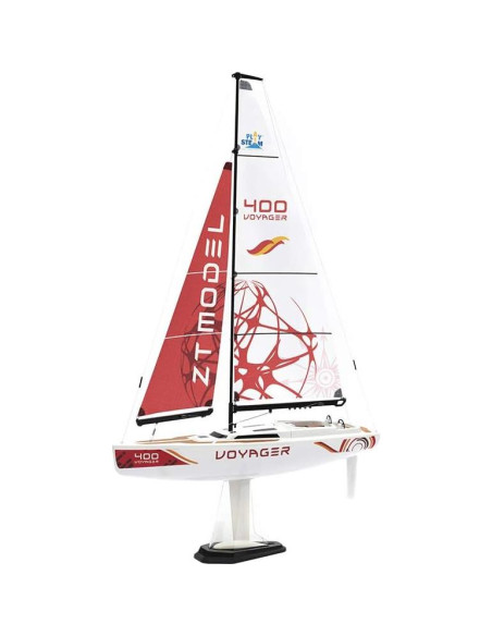 Barco de Vela RC PlaySTEAM Voyager 400 Rojo 66 cm