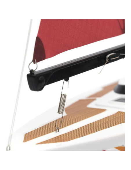 Barco de Vela RC PlaySTEAM Voyager 400 Rojo 66 cm