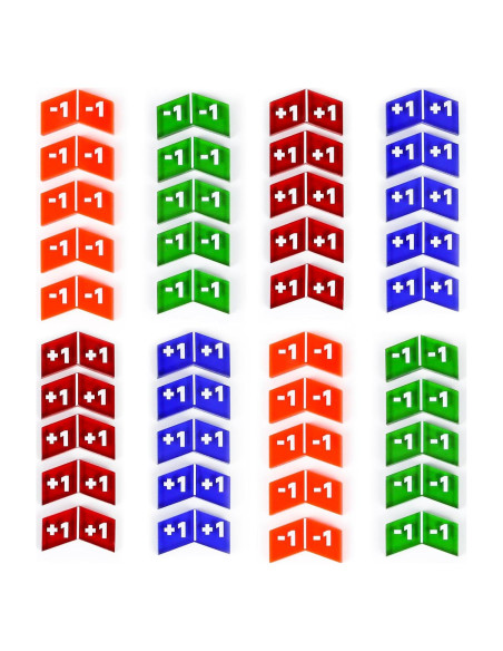 40 Piezas Contadores Coloridos MTG - Estadísticas y Lealtad