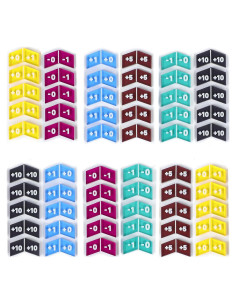 60 Piezas Contadores Coloridos MTG para Juegos de Cartas