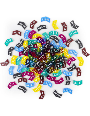 60 Piezas Contadores Coloridos MTG para Juegos de Cartas