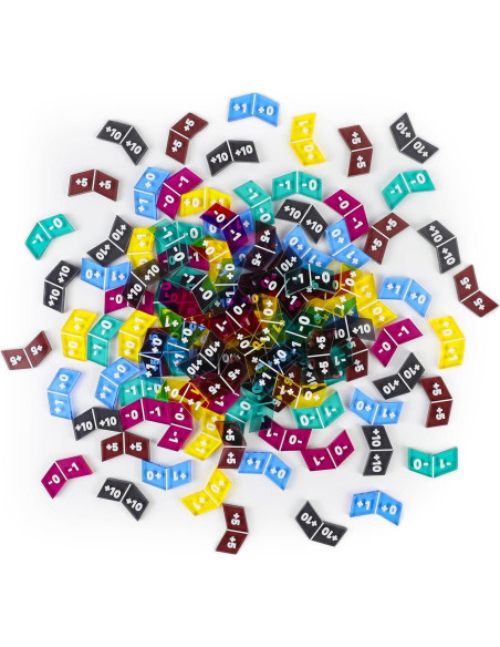 60 Piezas Contadores Coloridos MTG para Juegos de Cartas