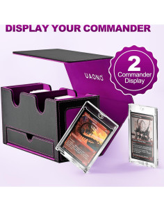 Caja de Barajas UAONO Doble con Expositores y Bandeja para Dados 2