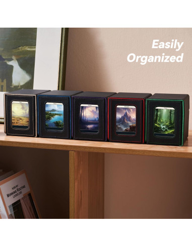 Caja de Cartas para MTG Commander Mage Tech - 100 Cartas Doble Manga