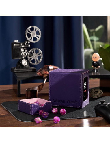 Caja de Cartas para MTG Commander Mage Tech - 100 Cartas Doble Manga