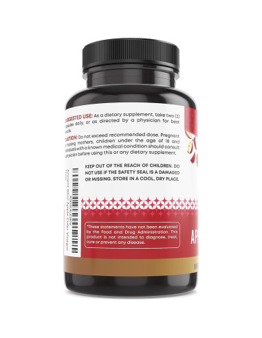 Cápsulas de Vinagre de Sidra de Manzana Orgánico Ancient Bliss 1600mg - 120 Unidades