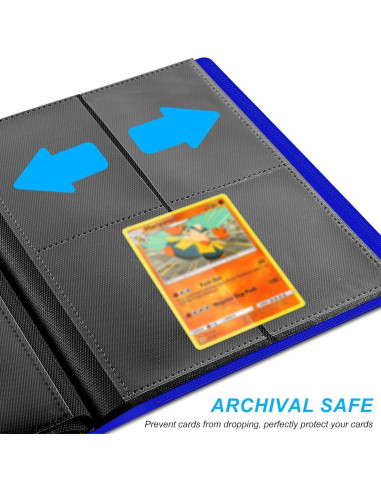 Carpeta de 4 Bolsillos TiopLior para 160 Cartas Coleccionables