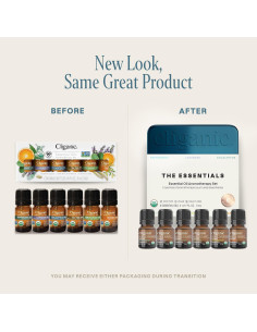 Set de Aceites Esenciales Orgánicos Cliganic - 6 Piezas 5ml 2