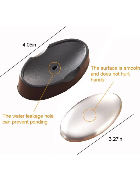 5 Paquetes de Jabón de Acero Inoxidable WondMall - Elimina Olores