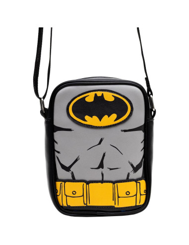 Bolso Cruzado de Cuero Vegano Batman DC Comics 27x16x5cm