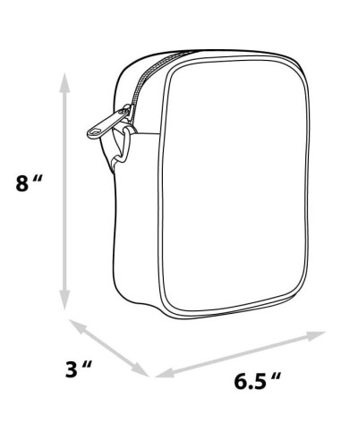 Bolso Cruzado de Cuero Vegano Batman DC Comics 27x16x5cm