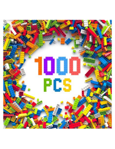 Set de Bloques de Construcción 1000 Piezas 3 Nutrias