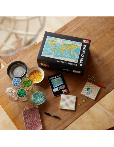 Juego de Construcción Mapa Mundial Block Builder 11065 Piezas