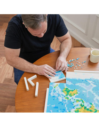 Juego de Construcción Mapa Mundial Block Builder 11065 Piezas