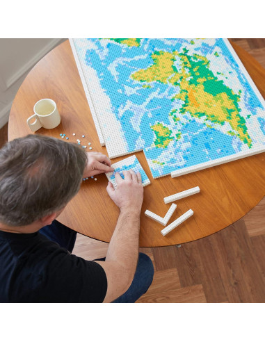 Juego de Construcción Mapa Mundial Block Builder 11065 Piezas