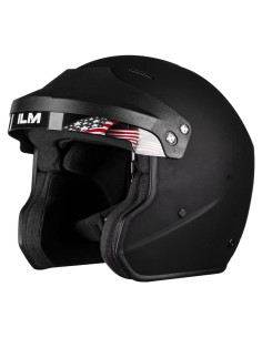 Casco Abierto ILM R85 Snell SA2020 Grande Negro Mate