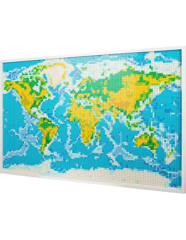 Juego de Construcción Mapa Mundial Block Builder 11065 Piezas