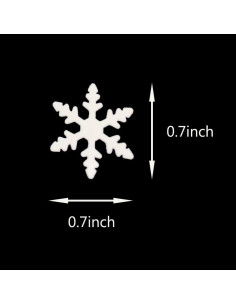 Confeti Copo de Nieve Werich 28g Decoración Fiesta Navidad 2