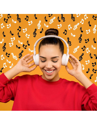 Confeti Musical Metalizado JNSAXMI 900 Piezas 3 Estilos