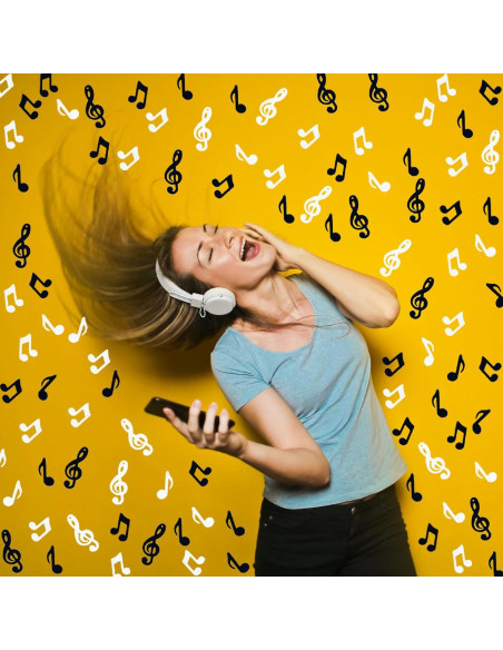 Confeti Musical Metalizado JNSAXMI 900 Piezas 3 Estilos