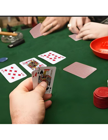 Mini Cartas de Juego VOVCIG 10 Juegos de Póker Viaje