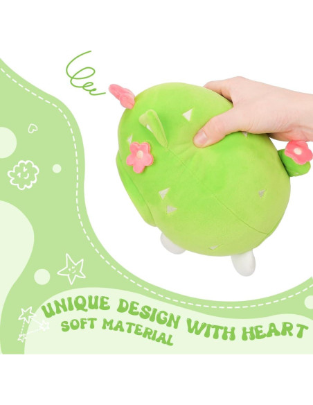 Almohada de Gato Cactus Alayger 20 cm Suave Kawaii