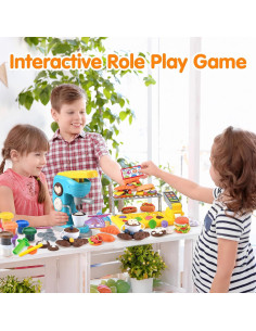 Conjunto de Juguete de Masa de Café PLAY 8 Latas 56g 2