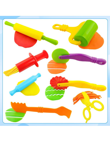 Kit de Herramientas de Plastilina Oun Nana 12 Piezas