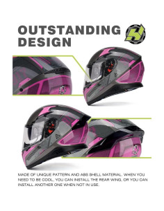 Casco HAX Hax Impulse Rosa Doble Ventilación 2,15 kg 2