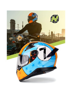 Casco HAX Impulse Mediano Doble Ventilación y Pinlock 2