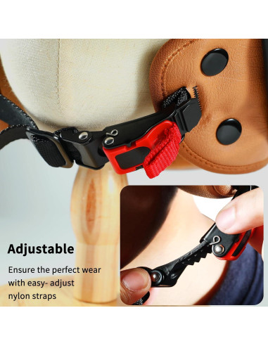 Casco Vintage Pretoee PT-AIR 02 Naranja 3/4 para Motocicleta