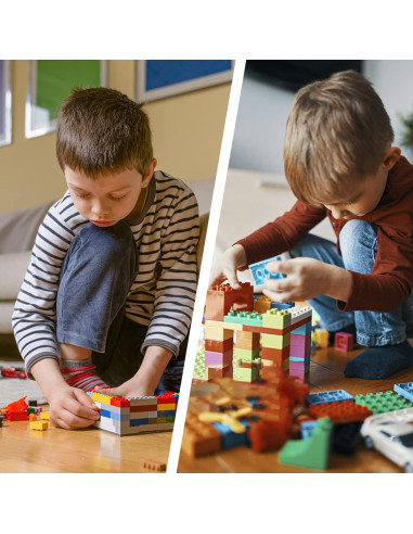 Conjunto de Ladrillos Educativos EKIND 300 Pcs Colores