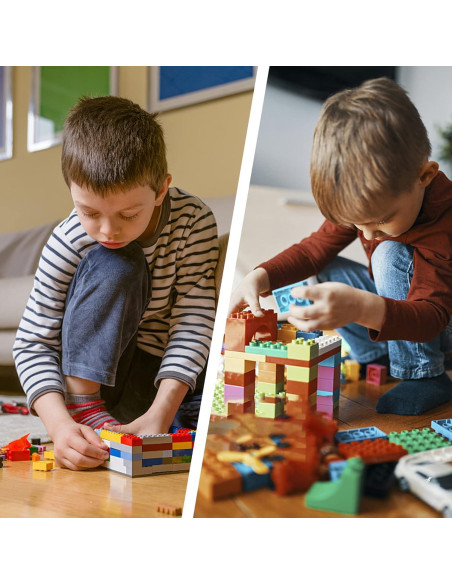 Conjunto de Ladrillos Educativos EKIND 300 Pcs Colores Conjunto de Ladrillos Educativos EKIND 300 Pcs Colores