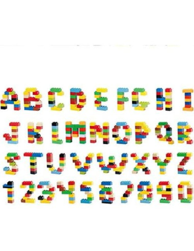 Conjunto de Ladrillos Educativos EKIND 300 Pcs Colores