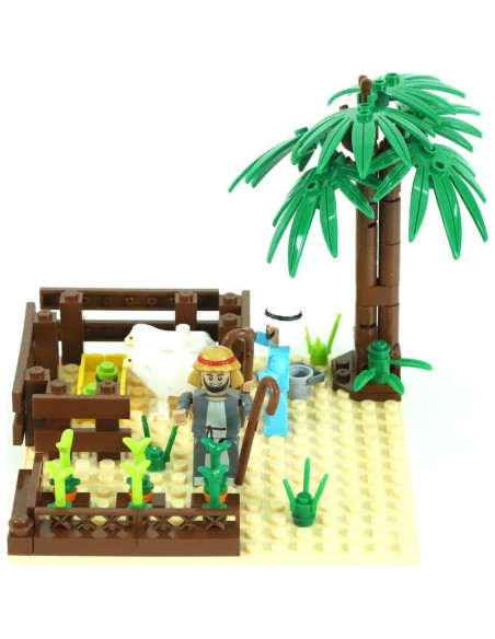 Conjunto Natividad Africana Ladrillos 603 Piezas 12+