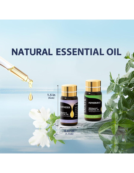 Set de Aceites Esenciales SACATR - 12 x 5ML Aromaterapia Set de Aceites Esenciales SACATR - 12 x 5ML Aromaterapia