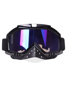 Gafas de Motocross Dmeixs Lente Colorido Anti UV y Anti Niebla