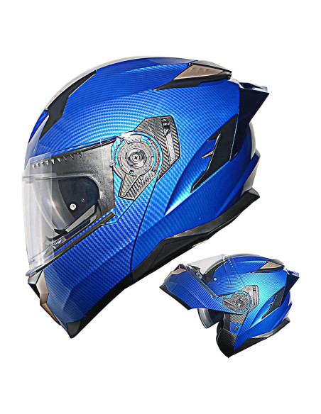 Casco Modular 1Storm HJA119 para Motocicleta Azul 2.41 kg Casco Modular 1Storm HJA119 para Motocicleta Azul 2.41 kg