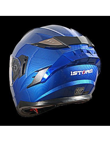 Casco Modular 1Storm HJA119 para Motocicleta Azul 2.41 kg
