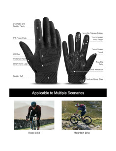 Guantes de Ciclismo INBIKE X-Large Transpirables y con Protección 2