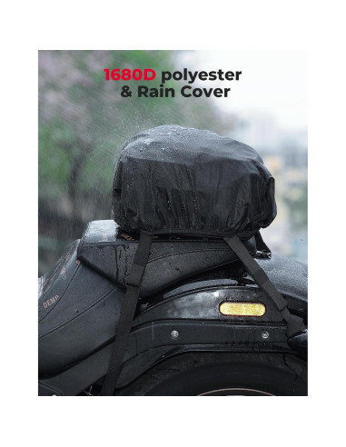 Bolsa de Cola KEMIMOTO para Motocicleta 7-14L Impermeable