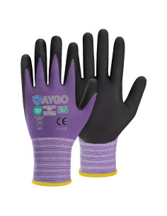 Guantes de Trabajo KAYGO KG18NB Nitrilo Transpirables 3 Pares