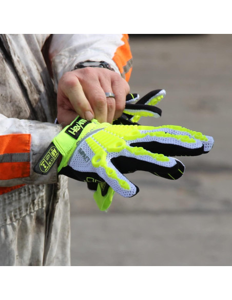Guantes de trabajo HexArmor 4030 pequeños con protección