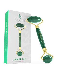 Rodillo de Jade Beauty by Earth para Cuidado Facial 7.6x4.5cm