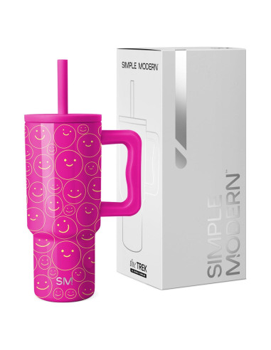 Taza Simple Modern Kids 710 ml con Asa y Tapa de Pajita